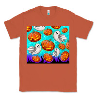 Copper halloween pumpkins with ghosts Classic Tee - TumblerDesignByShophia