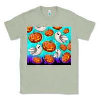 Matcha halloween pumpkins with ghosts Classic Tee - TumblerDesignByShophia