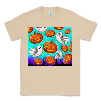 Mushroom halloween pumpkins with ghosts Classic Tee - TumblerDesignByShophia