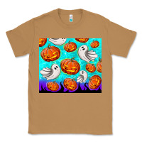 Toasted Coconut halloween pumpkins with ghosts Classic Tee - TumblerDesignByShophia