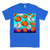 True Royal halloween pumpkins with ghosts Classic Tee - TumblerDesignByShophia