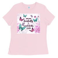 Bubblegum Pink you are fearfully and wonderfully made Ladies Tee - TumblerDesignByShophia