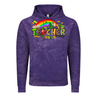 Cloud Purple St. Patrick's Day Teacher Vintage Hoodie - OliviaCreatesArt