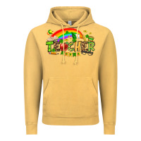 Vintage Mustard St. Patrick's Day Teacher Vintage Hoodie - OliviaCreatesArt
