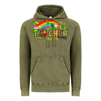 Vintage Olive St. Patrick's Day Teacher Vintage Hoodie - OliviaCreatesArt