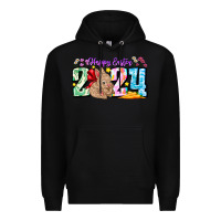 Black Happy Easter 2024 Premium Hoodie - CowhideDigitalArt
