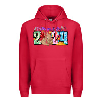 Cardinal Happy Easter 2024 Premium Hoodie - CowhideDigitalArt