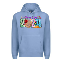 Colony Blue Happy Easter 2024 Premium Hoodie - CowhideDigitalArt