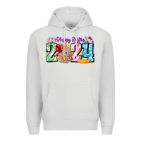 Dove Grey Happy Easter 2024 Premium Hoodie - CowhideDigitalArt