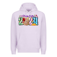 Lilac Happy Easter 2024 Premium Hoodie - CowhideDigitalArt