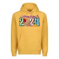 Mustard Happy Easter 2024 Premium Hoodie - CowhideDigitalArt