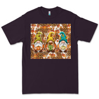 Plum Fall gnomes Premium Tee - NancyCooperArtShop