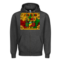 Charcoal Heather juneteenth since 1865 tumbler Zipper Hoodie - BarkalooDesign