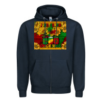 Navy juneteenth since 1865 tumbler Zipper Hoodie - BarkalooDesign