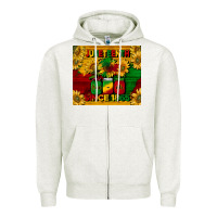 Oatmeal Heather juneteenth since 1865 tumbler Zipper Hoodie - BarkalooDesign