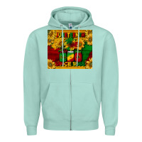 Seafoam juneteenth since 1865 tumbler Zipper Hoodie - BarkalooDesign