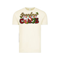 Grandma Claus With Christmas Gift Sock Mother's Vintage Tee | Teevron