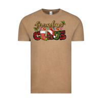 Vintage Coffee Grandma claus with christmas gift sock mother's Vintage Tee - HowdyJamesFarm