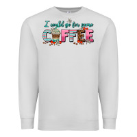 Dove Grey i could go for some coffee Premium Sweatshirt - AdoDesignShop