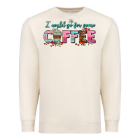 Sandshell i could go for some coffee Premium Sweatshirt - AdoDesignShop