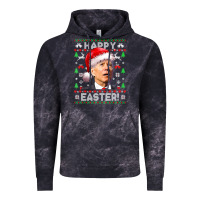 Cloud Black Santa Joe Biden Happy Easter Ugly Christmas Vintage Hoodie - maiPhamDesign