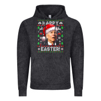Vintage Black Santa Joe Biden Happy Easter Ugly Christmas Vintage Hoodie - maiPhamDesign