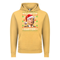 Vintage Mustard Santa Joe Biden Happy Easter Ugly Christmas Vintage Hoodie - maiPhamDesign