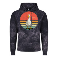 Cloud Black Retro Vintage Duck Vintage Hoodie - maiPhamDesign