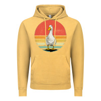 Vintage Mustard Retro Vintage Duck Vintage Hoodie - maiPhamDesign