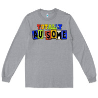 Heather Grey Totally au-some Long Sleeve Tee - FaDigitalArtStudio