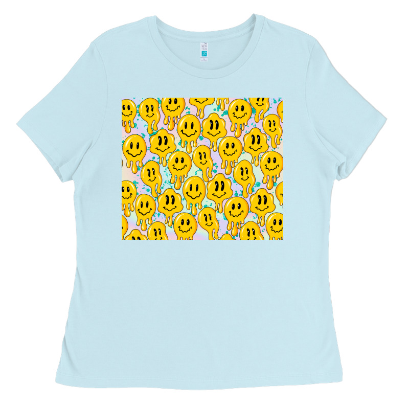 Retro Smiley Faces Ladies Tee by TumblerDesignByShophia | Teevron