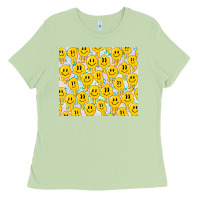 Matcha retro smiley faces Ladies Tee - TumblerDesignByShophia