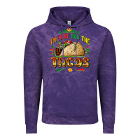 Cloud Purple I'm here for the tacos Vintage Hoodie - FaDigitalArtStudio