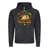 Vintage Black I'm here for the tacos Vintage Hoodie - FaDigitalArtStudio