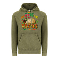 Vintage Olive I'm here for the tacos Vintage Hoodie - FaDigitalArtStudio