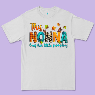 This Nonna Loves Her Little Pumpkins Premium Tee Designed By Texasbilliewilder
