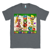 Charcoal Heather best teacher ever Classic Tee - TumblerDesignByShophia