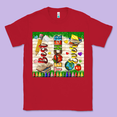 Best Teacher Ever Classic Tee Designed By Tumblerdesignbyshophia