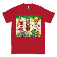 Red best teacher ever Classic Tee - TumblerDesignByShophia