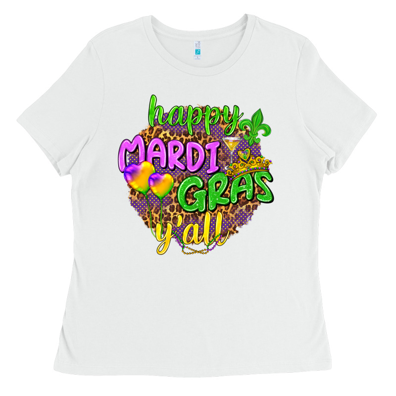 Love Mardi Gras Y'all Ladies Tee by HowdyJamesFarm | Teevron