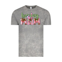 Cloud Rock Happy Easter Bunny Mom Vintage Tee - CowGirlArtShop