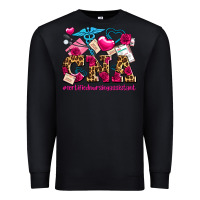 Black valentines day cna certified nursing assistant Premium Sweatshirt - AdoDesignShop
