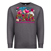 Charcoal Heather valentines day cna certified nursing assistant Premium Sweatshirt - AdoDesignShop