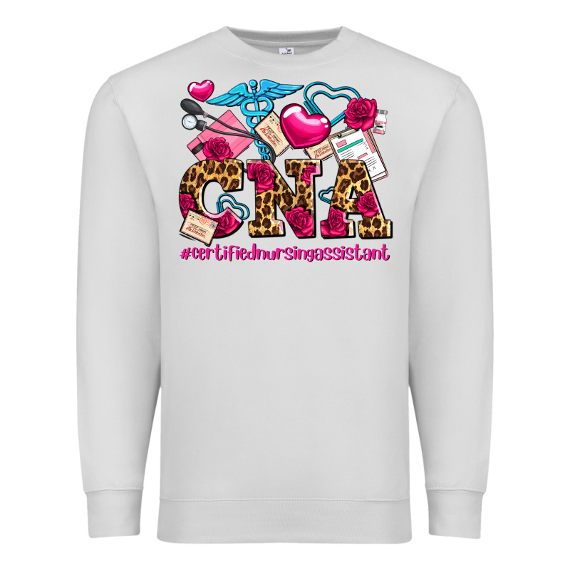 Valentines Day Cna Certified Nursing Assistant Premium Sweatshirt by AdoDesignShop | Teevron