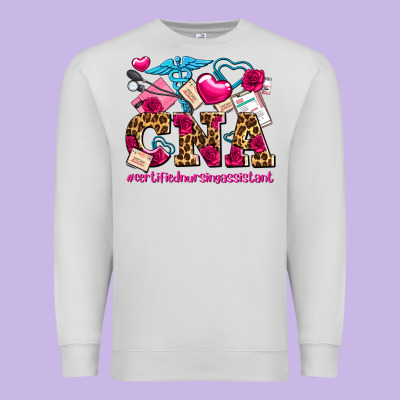 Valentines Day Cna Certified Nursing Assistant Premium Sweatshirt Designed By Adodesignshop