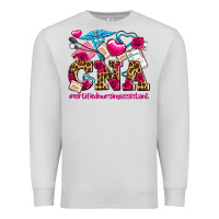 Dove Grey valentines day cna certified nursing assistant Premium Sweatshirt - AdoDesignShop