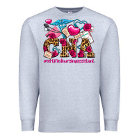 Heather Grey valentines day cna certified nursing assistant Premium Sweatshirt - AdoDesignShop