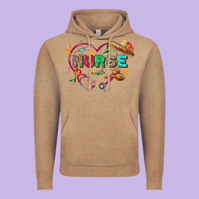 Cinco De Mayo Nurse Vintage Hoodie Designed By Fadigitalartstudio