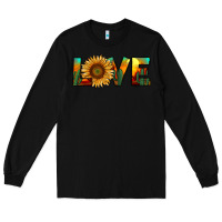 Black desert sunflower love Long Sleeve Tee - RanaPortraitStore
