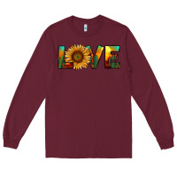 Burgundy desert sunflower love Long Sleeve Tee - RanaPortraitStore